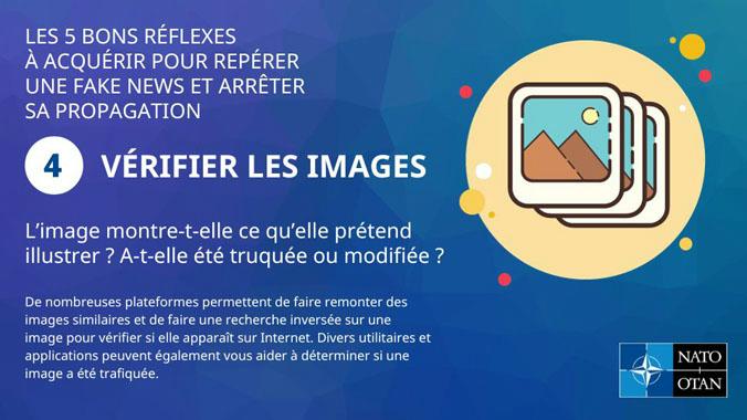 Spotting disinformation tip 4 - check the images