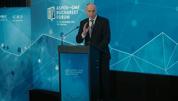 Information: Deputy Secretary Normal on the twelfth Aspen-GMF Bucharest Discussion board urges the defence of democratic values, 09-Nov.-2023