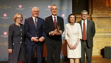 NATO Secretary General Jens Stoltenberg awarded with the Henry A. Kissinger Prize 