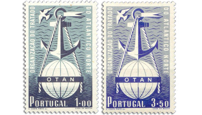 Commemorative NATO stamps