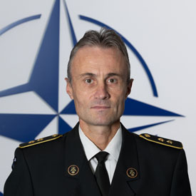 Major General Luc Vanbockryck, Director Logistics and Resources Division,  NATO International Military Staff