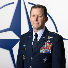 Brigadier General Christopher Sage, Head of Joint Air Power and Space Staff Element (JAPSSE), NATO International Military Staff