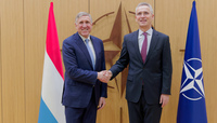 The Minister of Defence of Luxembourg visits NATO 