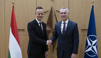 The Minister of Foreign Affairs of Hungary visits NATO 