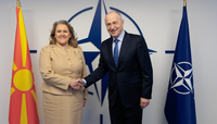 Visit to NATO by the Minister of Defence of North Macedonia