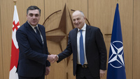 The Minister of Foreign Affairs of Georgia visits NATO