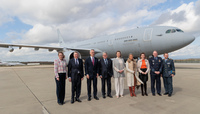 Ceremony marking the initial operational capability of the new Multinational Multi-Role Tanker Transport aircraft fleet 