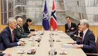 The Prime Minister of Norway visits NATO 