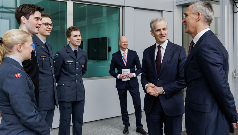 NATO Secretary General Jens Stoltenberg meets with the Prime Minister of Norway, Jonas Gahr Støre