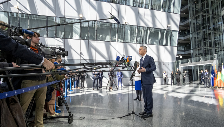 Doorstep statement by NATO Secretary General Jens Stoltenberg at the start of the meetings of NATO Defence Mninisters in Brussels
