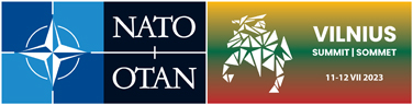 Logo banner - NATO Summit in Vilnius 2023