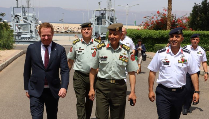 NATO and Jordan concluded talks on Tuesday (16 May 2023) to help Jordan improve its border security.