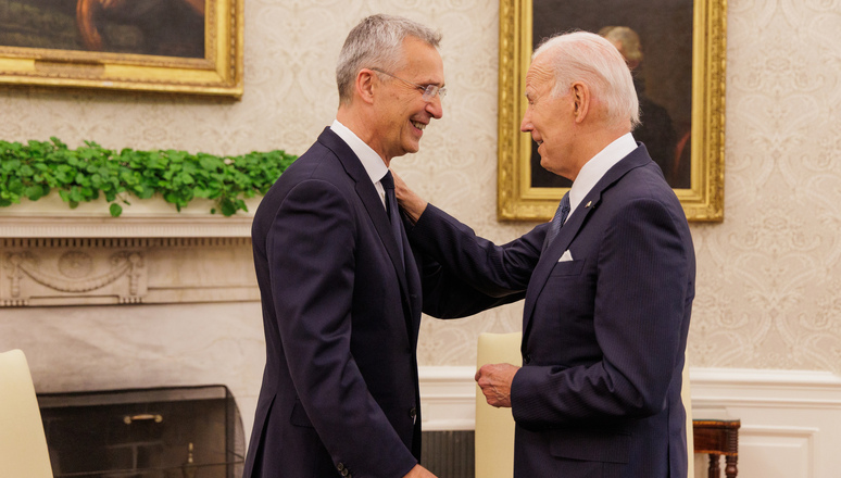 NATO Secretary General Jens Stoltenberg and President of the United States of America, Joe Biden