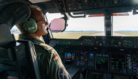 NATO Allied aircraft take to the skies during exercise Air Defender 23
