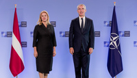 The Prime Minister of Latvia visits NATO