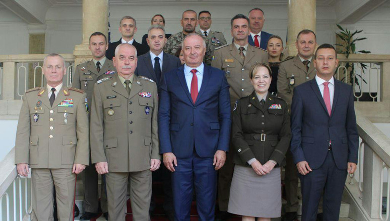 Group picture at the Ministry of Defence of Bosnia and Herzegovina