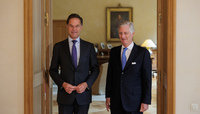 NATO Secretary General meets the King of the Belgians