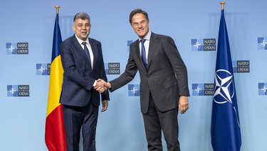 NATO Secretary General and the Prime Minister of Romania discuss Black Sea security