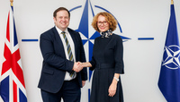 NATO Deputy Secretary General meets with UK Minister of State - Meeting of NATO Ministers of Foreign Affairs - Brussels 