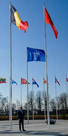 Eddy Groenen at NATO Headquarters, Brussels, Belgium, 2022
