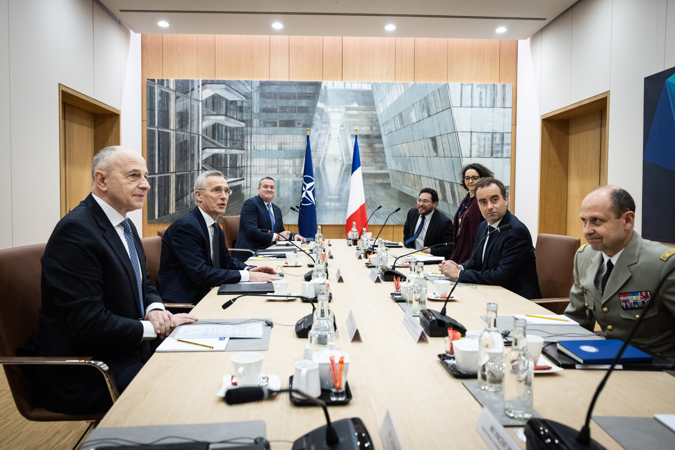 NATO Photo gallery NATO Secretary General meets with Minister of the