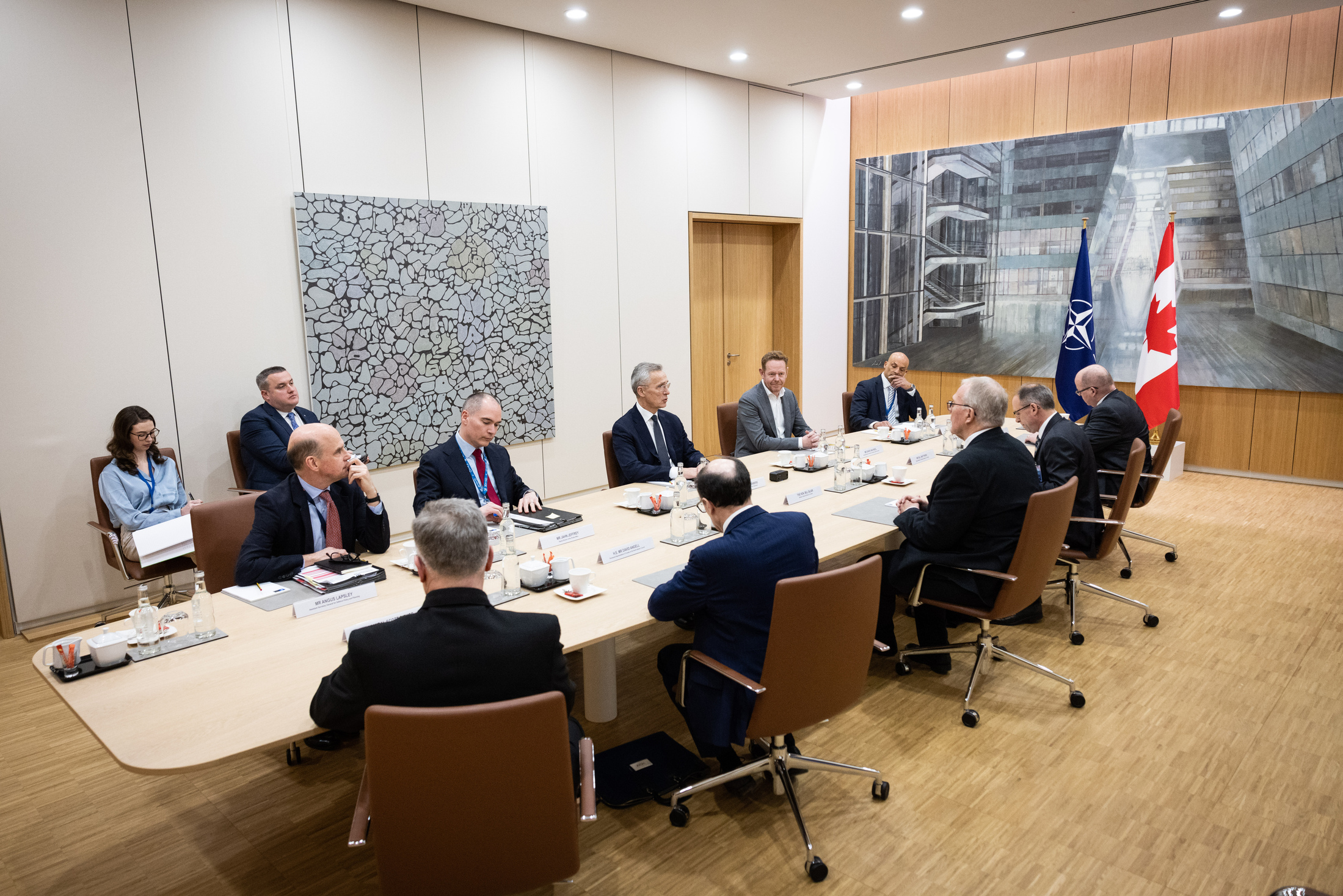 NATO Photo gallery NATO Secretary General meets with Minister of