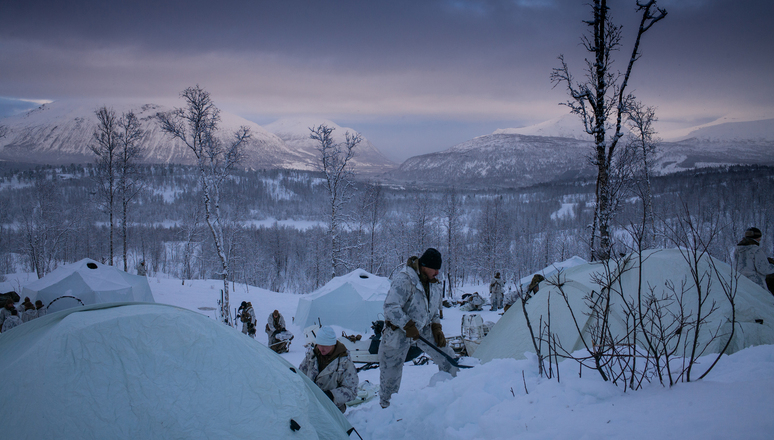 Les rois des neiges - Des marines des États-Unis développent leurs compétences dans l'Arctique norvégien