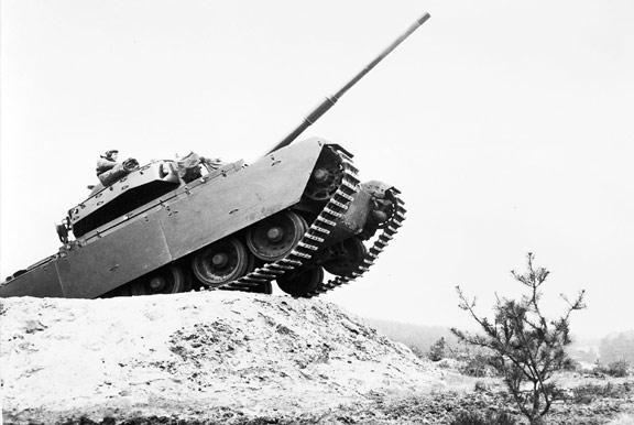 1965 - British Army tank in West Germany