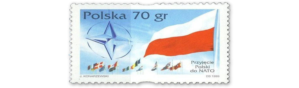 Poland produced a commemorative stamp for its accession to NATO on 12 March 1999.