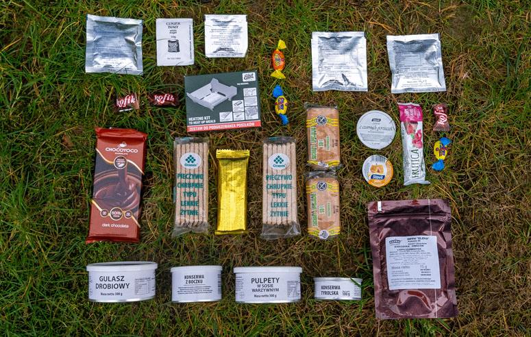 The Polish 24-hour ration pack 