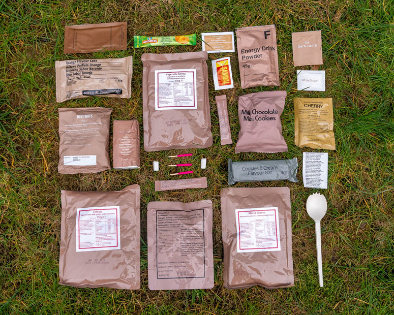 The UK's 24-hour ration pack 