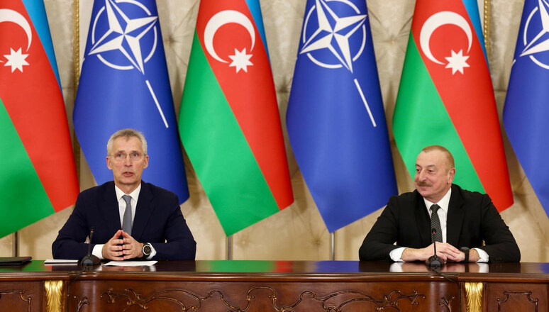 Joint press statements by Secretary General Jens Stoltenberg with the President of Azerbaijan, Ilham Aliyev