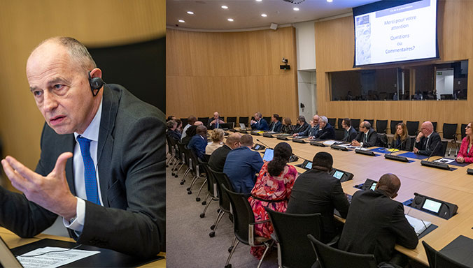 Bruno Harmant, beekeeper at NATO Headquarters in Brussels, Belgium