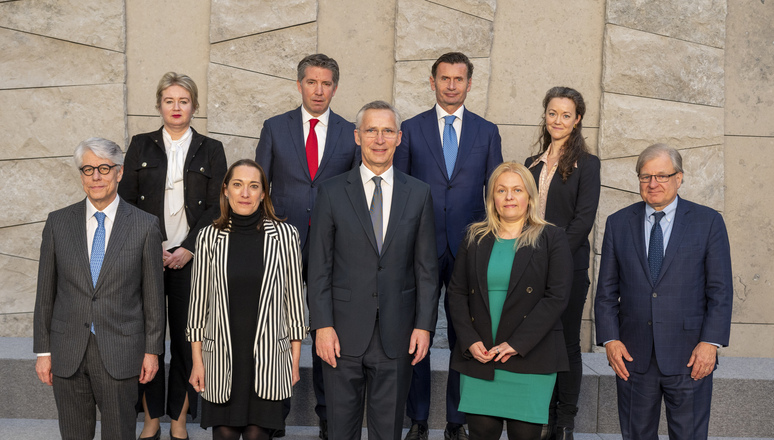 NATO Secretary General Jens Stoltenberg meets with appointed independent Allied experts to discuss NATO's approach to its southern neighbourhood