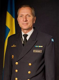 Jonas Haggren, Military Representative for Sweden