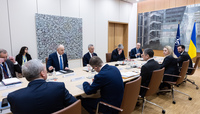NATO Secretary General meets with the Minister of Foreign Affairs of Ukraine - Meeting of NATO Ministers of Foreign Affairs