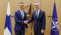 President of Finland visits NATO