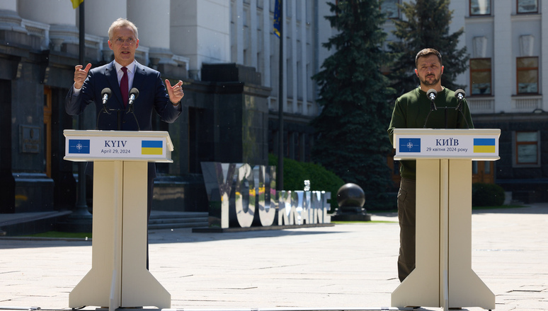 News: Secretary General in Kyiv: Ukraine is on an “irreversible path” to NATO, support will continue, 29-Apr.-2024
