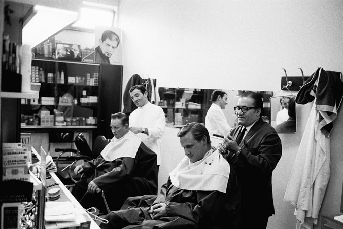 The Baldi salon in 1968 and 1970 following the move to the NATO Headquarters in Brussels