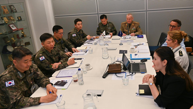 NATO hosts military staff talks with the Republic of Korea