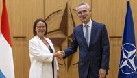 The Minister of Defence of Luxembourg visits NATO 