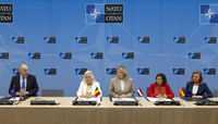 Signing ceremony - NATO Allies strengthen protection of Allied skies - Meeting of NATO Ministers of Defence 