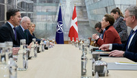 The Prime Minister of Denmark visits NATO