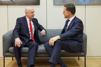 NATO Secretary General meets with UK Secretary of Defence - Meeting of NATO Ministers of Defence, Brussels