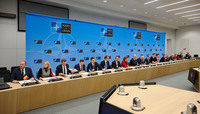 Signing ceremony led by the Defence Investment Division of Letters of Intent and Memorandums of Understanding on Multinational Cooperation - Meeting of NATO Ministers of Defence, Brussels 
