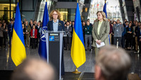 Ceremony marking three years of Russia's full-scale invasion of Ukraine 