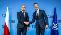 President of Poland visits NATO
