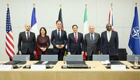 Meeting with the United States, France, United Kingdom, Germany and Italy - Meeting of NATO Ministers of Foreign Affairs 