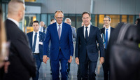 German Chancellor visits NATO 