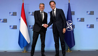 Prime Minister of the Netherlands visits NATO